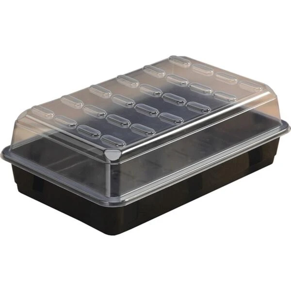 Zaaibakje Met Deksel - 37,5 × 23 × 12,5 Cm 3 Zaaibakje Met Deksel - 37,5 × 23 × 12,5 Cm