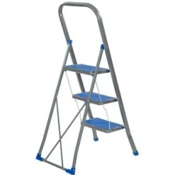 Trapladder Color STEP Met Hoge Beugel - 3 Treden -Tuinonderhoud Buiten Korting 1603960739 3 600
