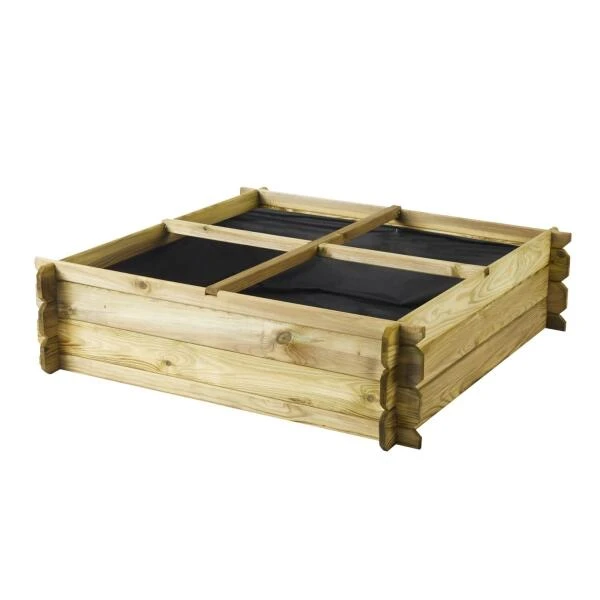 Vierkante Meter Moestuin Basil - 100 × 100 × 27 Cm 3 Vierkante Meter Moestuin Basil - 100 × 100 × 27 Cm