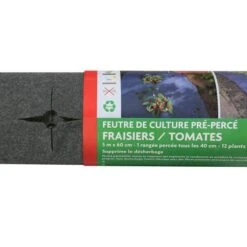 Gronddoek Vilt Met Openingen Voor Tomaten En Aardbeien - 60 Cm X 5 M -Tuinonderhoud Buiten Korting 1707137356 3 600