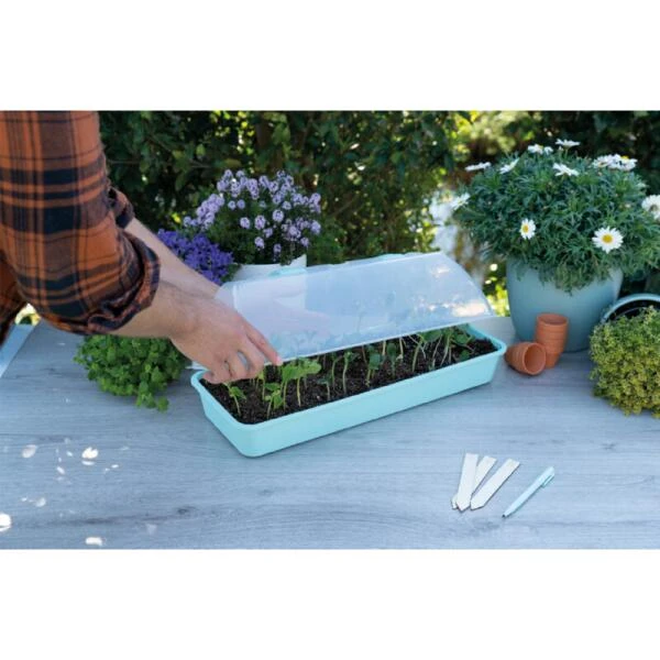 Sogo Vensterbank Kweekkas Maxigrow - 20 X 54 X 21 Cm 4 Sogo Vensterbank Kweekkas Maxigrow - 20 X 54 X 21 Cm - Afbeelding 2