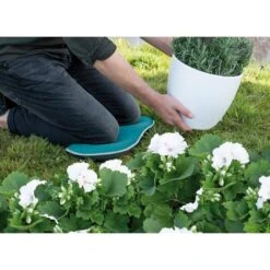 Sogo Knielkussen Blauw