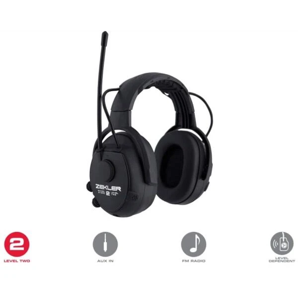 Gehoorbescherming ZEKLER 412RD - Met Radio En Omgevingswaarneming 4 Gehoorbescherming ZEKLER 412RD - Met Radio En Omgevingswaarneming - Afbeelding 2