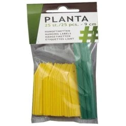 Hangetiketten - Geel - Set Van 25 Stuks