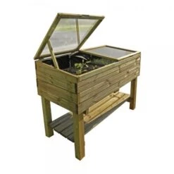 Moestuinbak Verhoogd In Grenen - 120 × 60 × 90 Cm -Tuinonderhoud Buiten Korting koude bak hout verhoogd 120 x 60 x 90cm 1484057582 2 600