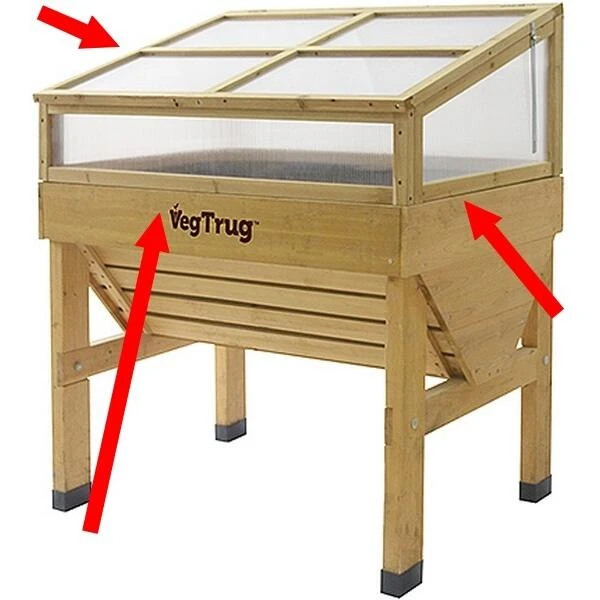 Vegtrug Koude Bak Opbouw - 100 Cm 4 Vegtrug Koude Bak Opbouw - 100 Cm - Afbeelding 2