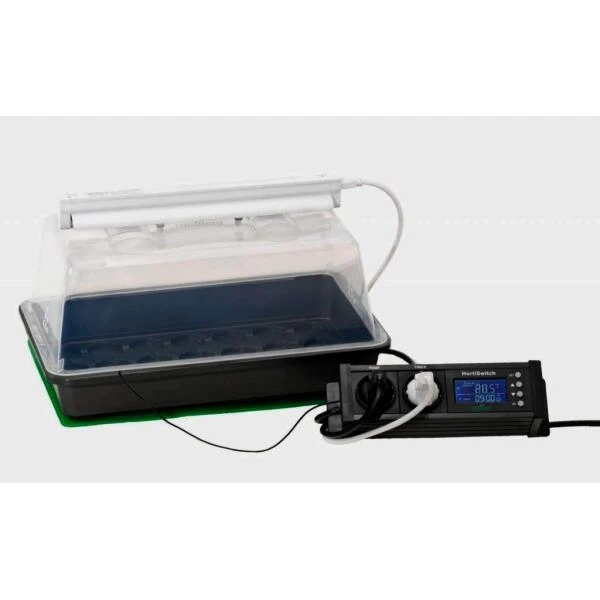 Kweekkas Met Groeilamp + Verwarmingsmat Met Thermostaat 3 Kweekkas Met Groeilamp + Verwarmingsmat Met Thermostaat