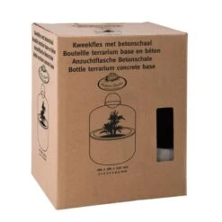 ESSCHERT DESIGN Kweekstolp Glas Op Betonbasis -Tuinonderhoud Buiten Korting kweekstolp glas op betonbasis 1628768575 1 600