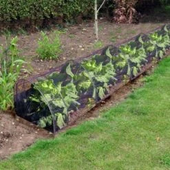 Kweektunnel Met Zwart Gaasnet - 45 × 45 × 300 Cm -Tuinonderhoud Buiten Korting kweektunnel met zwart gaasnet 1523605609 1 600