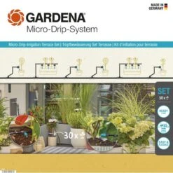 Gardena Micro-drip-bewatering Terras Set - 30 Planten -Tuinonderhoud Buiten Korting microdripbewatering terras set 1683531758 3 600