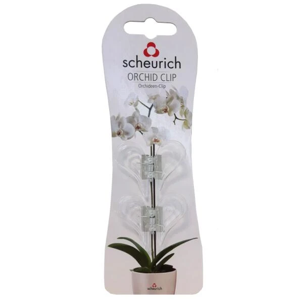 Orchideeenclips Transparant - Set Van 2 Stuks 3 Orchideeenclips Transparant - Set Van 2 Stuks