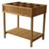 Vegtrug Kruidentafel 58 × 78 × 80 Cm - Naturel -Tuinonderhoud Buiten Korting plantentafel kruidentafel 1540759021 1 600