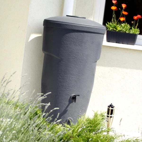 Regenton Antraciet - 270 Liter 4 Regenton Antraciet - 270 Liter - Afbeelding 2