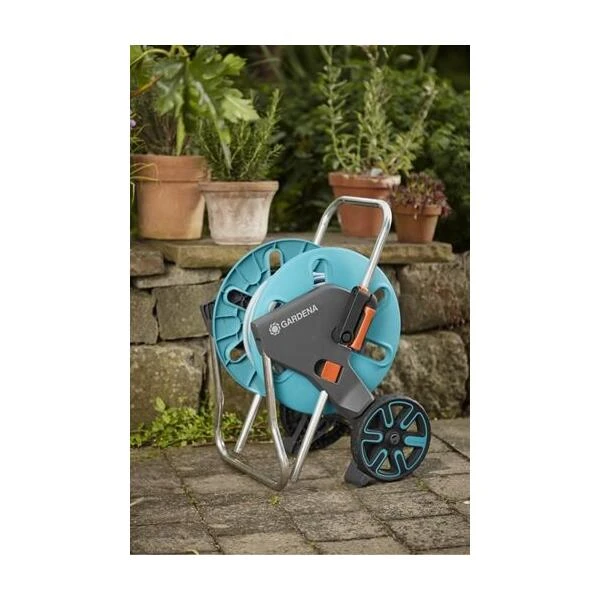 Gardena Slangenwagen Aquaroll M, Niet Gemonteerd 4 Gardena Slangenwagen Aquaroll M, Niet Gemonteerd - Afbeelding 2