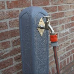 Waterzuil Met Kraan En Aansluiting - Grijs 8 Waterzuil Met Kraan En Aansluiting - Grijs -Tuinonderhoud Buiten Korting tuinpaal met waterkraan 1498043411 1 600