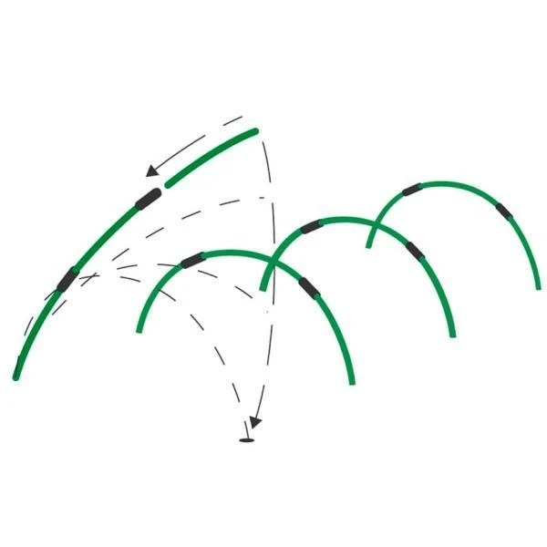 Bogen Voor Tunnelserre - Set Van 4 Stuks 3 Bogen Voor Tunnelserre - Set Van 4 Stuks