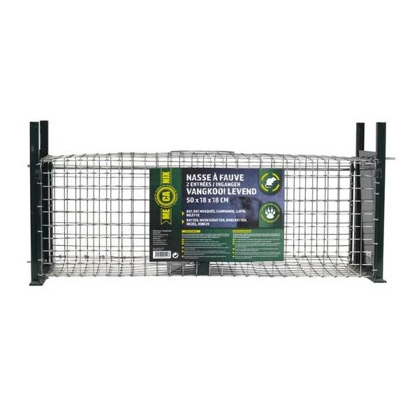 Levend Vangkooi 2 Ingangen Medium - 50 X 18 X 18 Cm 3 Levend Vangkooi 2 Ingangen Medium - 50 X 18 X 18 Cm