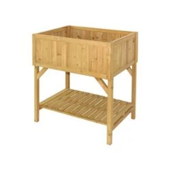Verhoogde Kweektafel Vegtrug - Naturel -Tuinonderhoud Buiten Korting verhoogde kweektafel vegtrug 1625036381 2 600