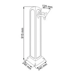 Waterzuil Met Kraan En Aansluiting - Zwart 13 Waterzuil Met Kraan En Aansluiting - Zwart -Tuinonderhoud Buiten Korting waterzuil zwart 1549709948 4 600